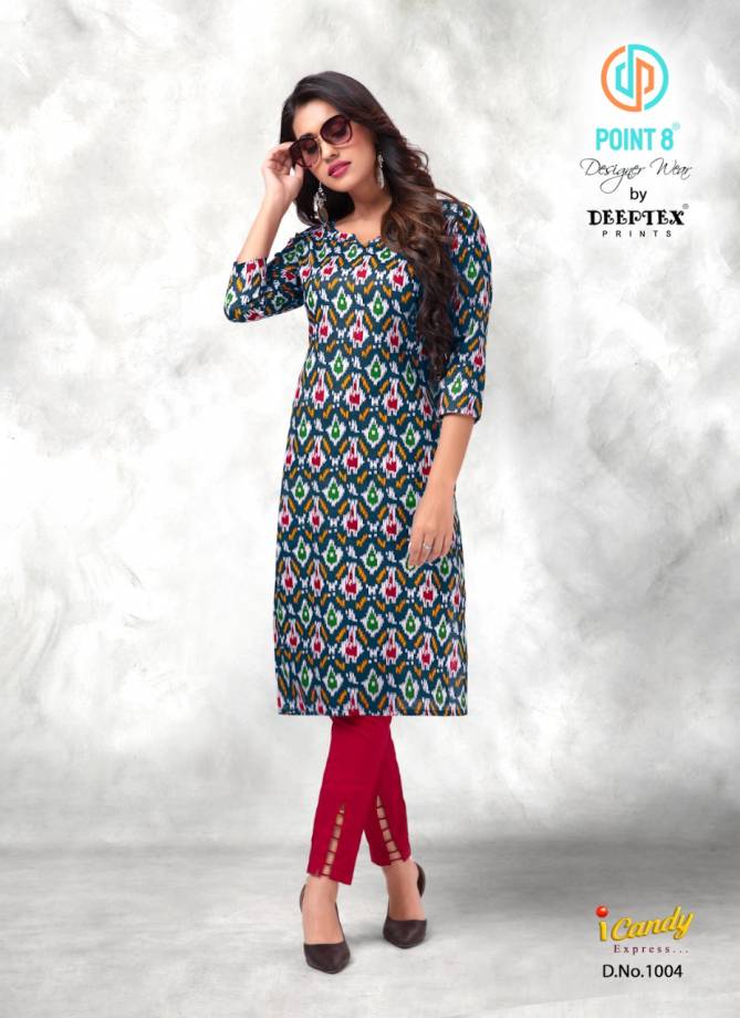 Deeptex I Candy Express Latest Ethnic Wear Pure Cotton Kurti Collection